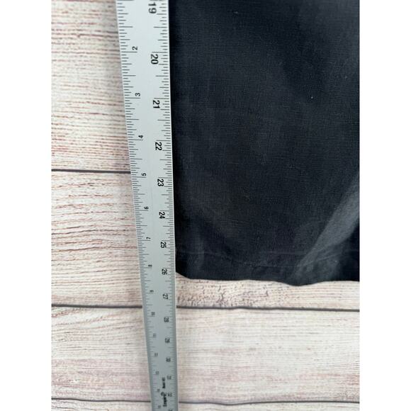 Standard James Perse 100% Linen Casual Pull On Lounge Pants Womens 2/M Black - Picture 10 of 10
